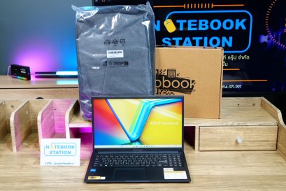 (ของใหม่)Asus Vivobook 15 i3-1315U Ram8 SSD512 15.6นิ้ว FHD จอใหญ่ภาพคมชัด สเปคดี ทำงานเก่ง เครื่องพร้อมใช้งาน ขายเพียง 11,990.- พร้อมประกันศูนย์(MS Office แท้)