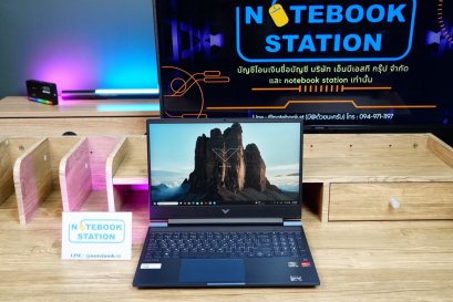 HP Victus Gaming 15 Ryzen5-5600H RX6500M(4GB) Ram16 SSD512 จอ15.6 144Hz สเปคเล่นเกมส์ ขายเพียง 16,990.-