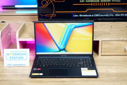 Asus Vivobook 15 Ryzen7-5825U Ram16 SSD512 จอ15.6นิ้ว FHD IPS&nbsp;สเปคใช้งานทั่วไป เครื่องพร้อมใช้งาน ขายเพียง 11,990.- พร้อมประกันศูนย์ถึงปี2027