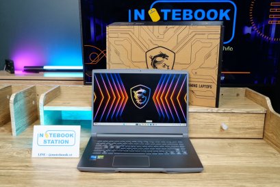 MSI THIN 15 i5-12450H RTX2050(4GB) Ram8 SSD512 จอ15.6 FHD IPS 144Hz เกมมิ่งสเปคใหม่ ดีไซน์สวยน้ำหนักเบา เพียง 15,800.- เครื่องพร้อมใช้งาน