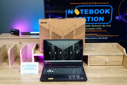 Asus TUF Gaming A15 Ryzen7-7435HS RAM16 RTX3050(4GB) SSD512 จอ15.6 FHD IPS 144Hz สเปคเกมมิ่ง คีย์บอร์ดไฟRGB เครื่องสวย มีประกันศูนย์ยาว2027 ขายเพียง 19,990.-