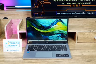 Acer Aspire Go 15 i3-N305 Ram8 SSD512 หน้าจอ15.6 FHD IPS ตัวเครื่องดีไซน์สวยดูทันสมัย สเปคดี ทำงานเก่ง เครื่องพร้อมใช้งาน ขายเพียง 7,990.-