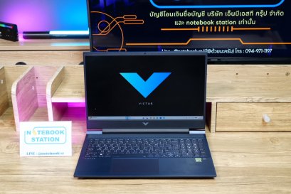 HP Victus Gaming 16 i5-11400H Ram32 RTX3050(4GB) SSD512 จอ16.1 144Hz จอใหญ่ ภาพสวย สเปคสูง เครื่องพร้อมใช้งาน ราคาเพียง 14,500.-