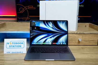 Macbook Air M3 (2024) Ram8 SSD256 จอ13.6 ระดับ2k Cycle count เพียง 34 ครั้ง เครื่องสวยมากเครื่องพร้อมใช้งาน ราคา 23,990.-