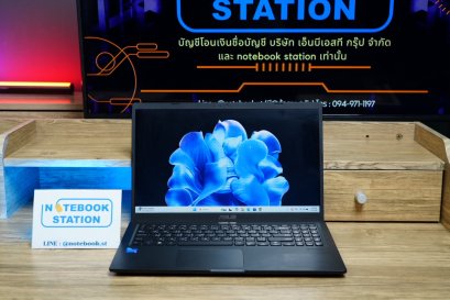 Asus Vivobook 15 i5-1135G7 Ram8 SSD512 จอ15.6นิ้ว HD 60Hz สเปคดีทำงานเก่ง จอใหญ่มีแป้นตัวเลขแยก เครื่องพร้อมใช้งาน ขายถูกเพียง 8,890.-