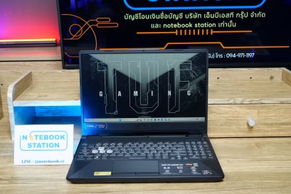 Asus TUF Gaming A15 Ryzen7 7445HS RAM16 RTX3050(4GB) SSD512 จอ15.6 FHD IPS 144Hz สเปคเกมมิ่ง คีย์บอร์ดไฟRGB เครื่องสวยมีประกันศูนย์ยาว2027 ขายเพียง 20,990.-