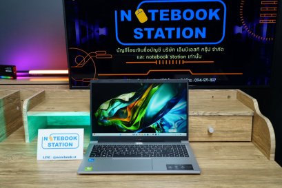 Acer Aspire Lite 15 i3-1315U Ram8 SSD512 จอ15.6นิ้ว FHD IPS สเปคทำงานรุ่นใหม่ ดีไซน์เครื่องสวยบาง มีประกันศูนย์2027 ขายเพียง 9,800.-