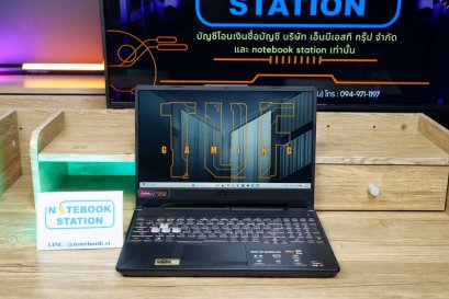 Asus TUF Gaming A15 Ryzen5-7535HS Ram16 RTX-3050(4GB) SSD512 จอ 15.6 FHD 144Hz สเปคเกมมิ่ง คีย์บอร์ดไฟRGB ดีไซน์สวยสุดเท่ เครื่องพร้อมใช้งานเพียง 19,990.-เท่านั้น