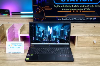 Acer Nitro V15 Ryzen5-6600H RTX3050(6GB) RAM32 SSD512 15.6นิ้ว FHD 165Hz เกมมิ่งรุ่นใหม่ สเปคสูง มีประกันศูนย์ยาว2028 เครื่องพร้อมใช้งานขายเพียง 19,590.-