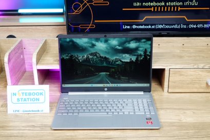 HP 15s Ryzen5-3500U Ram8 SSD512 จอ15.6 FHD IPS สเปคดี ประมวลผลไว จอใหญ่ภาพคมชัด เครื่องพร้อมใช้งาน เพียงแค่ 7,990.- เท่านั้น