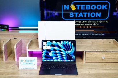 APPLE Macbook Air 13 (2025) M4 Ram16 SSD256 จอ13.6 ระดับ2k เครื่องสวย Cycle count 27 ครั้ง พร้อมประกันศูนย์ ขายเพียง 26,900.-เท่านั้น