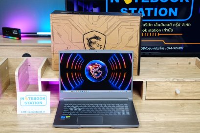 MSI THIN 15 i5-12450H RTX2050(4GB) Ram16 SSD512 จอ15.6 FHD IPS 144Hz เกมมิ่งสเปคใหม่ ดีไซน์สวยน้ำหนักเบา เพียง 14,990.- เครื่องพร้อมใช้งานครบกล่อง มีประกันศูนย์