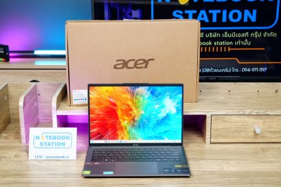 Acer Swift Go 14 AIรุ่นใหม่ Ryzen7-8845HS Ram16 SSD512 จอ14นิ้ว 2.8K OLED จอสวยคมชัด สเปคสูงทำงานเก่ง มีAIBoost ดีไซน์เบาบาง อุปกรณ์ครบกล่องพร้อมประกันศูนย์ยาว2028 ราคาเพียง 21,990.- เท่านั้น