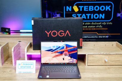 (สินค้าเครื่องโชว์) Lenovo Yoga Slim 6 i5-13500H RAM16 512GB M.2 จอ14 FHD+ OLED 60Hz สเปคทำงานรุ่นใหม่ ดีไซน์บางเบา หน้าจอสีสวย เครื่องสวยประกันศูนย์ ขายเพียง 21,990.- (MS Office แท้)