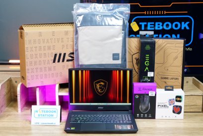 (สินค้ามือหนึ่งไม่แกะกล่อง) MSI Katana 15 i9-14900HX Ram16 RTX-5050(8GB) 512GB M.2 จอ15.6 2K QHD 165Hz เกมมิ่งสเปคสูงมาก ดีไซน์สวยเท่ หน้าจอคมชัด พร้อมประกันศูนย์ ราคาเพียง 38,990.- (MS Office แท้)