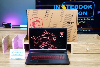 MSI GF76 Katana i7-12650H RTX 3050 RAM16 SSD512 จอ17.3 FHD 144Hz จอใหญ่ สเปคสูง คีย์บอร์ดไฟ เครื่องพร้อมใช้งาน ขายเพียง 13,890.-