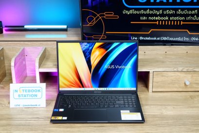 Asus Vivobook 16 i7-13620H Ram16 512GB M.2 จอ16นิ้ว Full HD+ สเปคสูงทำงานเก่ง จอใหญ่มีแป้นตัวเลขแยก ดีไซน์เรียบหรู เครื่องสวยบางเบา ประกันศูนย์2027 ขายเพียง 15,990.-