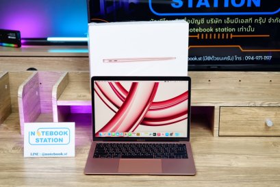 Apple Macbook Air 13 (2019) Core i5 Ram8 128GB จอ13.3 True Tone Cycle count 150 ครั้ง อุปกรณ์ครบกล่อง รีเซ็ตตัวเครื่องให้พร้อมใช้งาน ขายเพียง 9,990.-