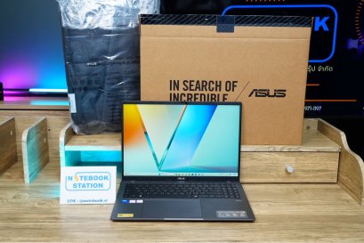 Asus Vivobook S16 IntelCore5-210H Ram16 SSD512GB จอ16.0 FHD+ WUXGA 144Hz สเปคสูงจอสวย ทำงานเก่ง มีคีย์บอร์ดไฟ หน้าจอใหญ่เต็มตา ขายเพียง 15,990.- มีประกันศูนย์ยาว2029