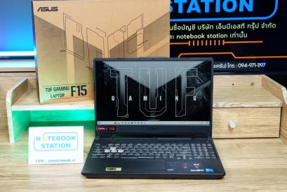 Asus TUF Gaming F15 i5-11400H RTX3050(4GB) Ram16 SSD512 จอ15.6 FHD 144Hz สเปคเกมมิ่ง คีย์บอร์ดไฟRGB ครบกล่องเครื่องสวยดีไซน์สุดเท่ ขายเพียง 15,990.-