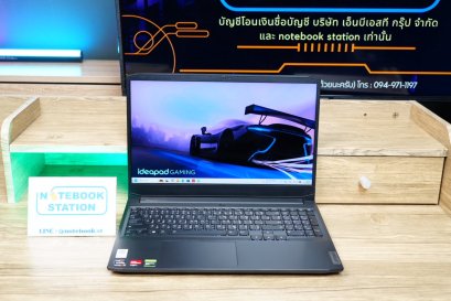 Lenovo IdeaPad Gaming 3 Ryzen5-5600H GTX1650(4GB) RAM16 SSD512 จอ15.6 FHD 120Hz สเปคเกมมิ่ง เครื่องพร้อมใช้งาน ขายถูกเพียง 12,890.-