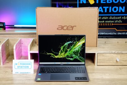 Acer Aspire Lite 16 i3-1215U Ram8 SSD512 จอ16นิ้ว FHD+ สเปคดีทำงานเก่ง จอใหญ่มีแป้นตัวเลขแยก ดีไซน์บางเบา เครื่องมีประกันศูนย์ ขายถูกเพียง 9,990.-