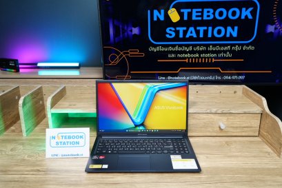 Asus Vivobook 15 Ryzen7-7730U Ram16 SSD512 จอ15.6 FHD IPS สเปคดีทำงานเก่งมีแป้นตัวเลขแยก เครื่องพร้อมใช้งาน มีประกันศูนย์ ราคาเพียง 12,990.-