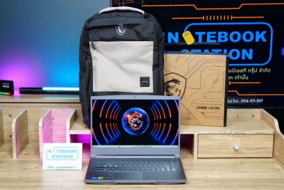 MSI THIN 15 i5-13420H RTX4050(6GB) Ram16 SSD512 จอ15.6 FHD 144Hz เกมมิ่งสเปคสูง น้ำหนักเบาไม่ถึง2KG ครบกล่องพร้อมประกันศูนย์เพียง 22,990.-