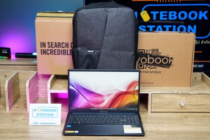 Asus Vivobook 15 i3-1315U Ram8 SSD512 15.6นิ้ว FHD จอใหญ่ภาพคมชัด สเปคดี ทำงานเก่ง เครื่องพร้อมใช้งาน ขายเพียง 10,990.-ครบกล่องมีประกันศูนย์
