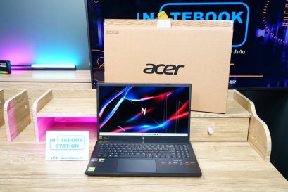 Acer Nitro V15 Ryzen5-6600H RTX-2050(4GB) RAM16 SSD512 15.6นิ้ว FHD 165Hz sRGB100% เกมมิ่งรุ่นใหม่ สเปคสูง อุปกรณ์ครบกล่องมีประกันศูนย์2028 ขายเพียง 16,990 .-เท่านั้น