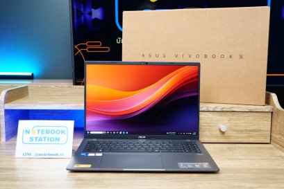 Asus Vivobook S16 IntelCore5-210H Ram16 SSD512GB จอ16.0 FHD+ WUXGA 144Hz สเปคสูงจอสวย ทำงานเก่ง มีคีย์บอร์ดไฟ หน้าจอใหญ่เต็มตา ขายเพียง 15,990.- มีประกันศูนย์ยาว2028