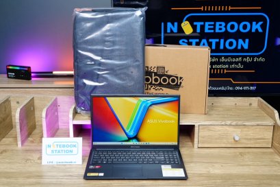 Asus Vivobook 15 Ryzen7-5825U Ram16 512GB M.2 จอ15.6 FHD IPS สเปคดีทำงานเก่ง จอใหญ่มีแป้นตัวเลขแยก เครื่องสวยอุปกรณ์ครบกล่องพร้อมประกันศูนย์2028 ขายเพียง 12,990.-