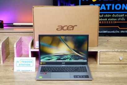 Acer Aspire 3 Ryzen3-7320U Ram16 512GB M.2 จอ15.6นิ้ว FHD IPS สเปคทำงานรุ่นใหม่ ดีไซน์เครื่องสวยบางเบา เครื่องพร้อมใช้งานขายเพียง 9,990.-เท่านั้น