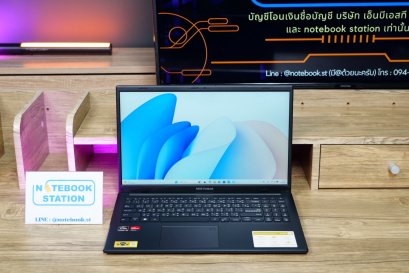 Asus Vivobook 15 Ryzen5-7520U Ram8 512GB M.2 จอ15.6 FHD IPS สเปคทำงานรุ่นใหม่ จอใหญ่มีแป้นตัวเลขแยก ดีไซน์เรียบสวยเบาบาง เครื่องพร้อมใช้งานเพียง 10,800.-