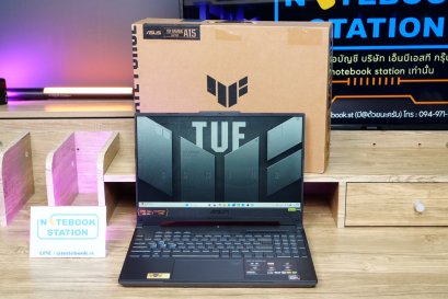 Asus TUF Gaming A15 Ryzen7-7435HS RTX-4060(8GB) Ram16 512GB M.2 จอ15.6นิ้ว FHD 144Hz เกมมิ่งสเปคสูง คีย์บอร์ดRGB เครื่องสวยดีไซน์สุดท่ อุปกรณ์ครบกล่องพร้อมประกันศูนย์2027 ราคาสุดคุ้มเพียง 29,990.-