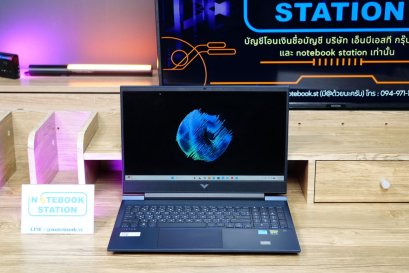 Hp Victus Gaming 16 i5-12500H Ram16 RTX-3050(4GB) 512GB M.2 จอ16.1นิ้ว FHD 144Hz สเปคเกมมิ่ง ดีไซน์สวยเรียบหรูดูทันสมัย เครื่องพร้อมใช้งาน ราคาสุดคุ้มเพียง 16,490.-