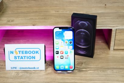 APPLE Iphone 12 pro max graphite 128GB สุขภาพแบต75% รีเซทพร้อมใช้งาน ขายเพียง 9,990.-
