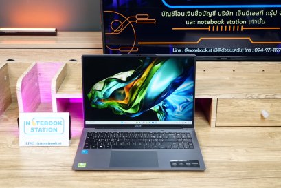 Acer Aspire Lite 16 i3-1215U Ram8 SSD512 จอ16นิ้ว FHD+ สเปคดีทำงานเก่ง จอใหญ่มีแป้นตัวเลขแยก ดีไซน์บางเบา เครื่องมีประกันศูนย์ ขายถูกเพียง 8,990.-