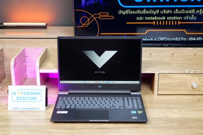 HP Victus 15 i5-13420H RTX-4050(6GB) Ram16 512GB M.2 15.6 FHD 144Hz สเปคเกมมิ่ง คีย์บอร์ดไฟสีขาว ดีไซน์สวยเรียบหรู ดูทันสมัย มีประกันศูนย์2027 ราคาสุดคุ้มเพียง 22,990.-