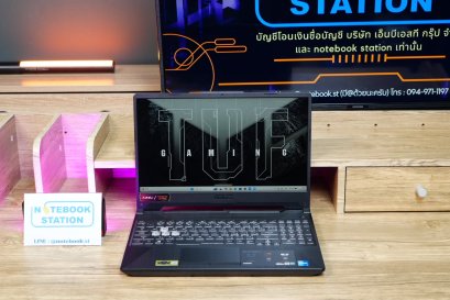 Asus TUF Gaming F15 i5-11400H RTX3050(4GB) Ram16 SSD512 จอ15.6 FHD 144Hz สเปคเกมมิ่ง คีย์บอร์ดไฟRGB เครื่องสวยดีไซน์สุดเท่ ขายเพียง 15,990.-