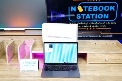 APPLE Macbook Air 13 (2020) M1 Ram8 SSD256 จอ13.3 รอบชาร์จ 27 ครั้ง ความชัดระดับ2k ครบกล่องเครื่องรีเซ็ตพร้อมใช้งาน ขายถูกเพียง 14,590.-