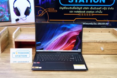 Asus Vivobook 15 Ryzen7-7730U Ram16 SSD512 จอ16นิ้ว WUXGA IPS สเปคสูงทำงานเก่ง จอใหญ่ภาพสวย พร้อมแป้นตัวเลขแยก เครื่องมีประกันศูนย์พร้อมใช้งานเพียง 12,590.-
