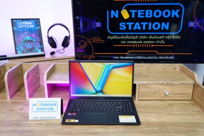 Asus Vivobook Go 15 Ryzen5-7520U Ram16 SSD512 จอ15.6 FHD IPS สเปคดีทำงานเก่ง ดีไซน์บางเบา พกพาสะดวก เครื่องพร้อมใช้งานเพียง 11,990 .-