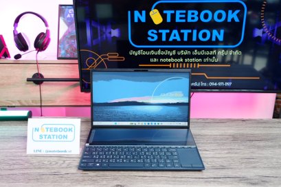 Asus ZenBook Duo i7-10510U การ์ดจอแยกMX250(2GB) Ram16 SSD1TB จอ14 FHD มี2หน้าจอ เครื่องบางเบา เหมาะพกพา ขายเพียง 10,900.-