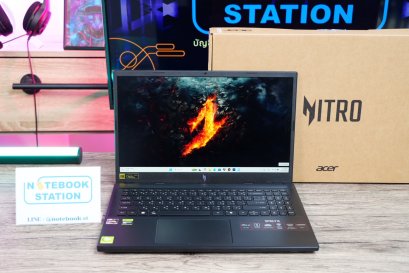 Acer Nitro V15 Ryzen5-7535HS Ram16 RTX2050(4GB) SSD512GB จอ15.6 FHD 165Hz เกมมิ่งรุ่นใหม่ คีย์บอร์ดไฟสีขาว ดีไซน์เรียบสวย ฝาหลังสุดเท่ ครบกล่องพร้อมประกันศูนย์ ขายเพียง 18,490.-