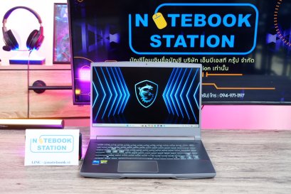 MSI THIN 15 i5-13420H RTX-4050(4GB) Ram16 SSD512 จอ15.6 FHD IPS 144Hz สเปคเกมมิ่งรุ่นใหม่ ดีไซน์สวยน้ำหนักเบา มีประกันศูนย์เครื่องพร้อมใช้งาน เพียง 21,890.-