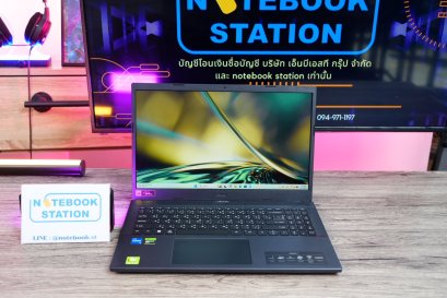 Acer Aspire 7 i5-12450H RTX2050(4BG) 1TB+512GB M.2 จอ15.6นิ้ว FHD 144Hz สเปคสูงมีการ์ดจอแยก ดีไซน์เครื่องสวยเรียบหรูดูทันสมัย มีประกันศูนย์เครื่องพร้อมใช้งานในราคาสุดคุ้มเพียง 17,990.-