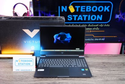 HP Victus Gaming 15 i5-13420H Ram16 RTX-2050(4GB) 512GB SSD M.2 จอ15.6 FHD 144Hz สเปคเกมมิ่ง คียบอร์ดไฟสีขาว ดีไซน์สวยเรียบหรู ดูทันสมัย ครบกล่องพร้อมประกันศูนย์2027 ราคาเพียง 17,990.-