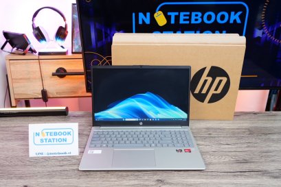 HP 15s Ryzen5-5625U Ram16 SSD512 จอ15.6 FHD IPS สเปคดีทำงานเก่ง จอใหญ่ภาพสวย มีแป้นตัวเลขแยก เครื่องพร้อมใช้งาน ขายเพียง 11,990.-