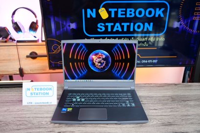 MSI THIN 15 i5-13420H RTX-4050(4GB) Ram16 SSD512 จอ15.6 FHD IPS 144Hz สเปคเกมมิ่งรุ่นใหม่ ดีไซน์สวยน้ำหนักเบา มีประกันศูนย์เครื่องพร้อมใช้งาน เพียง 21,890.-